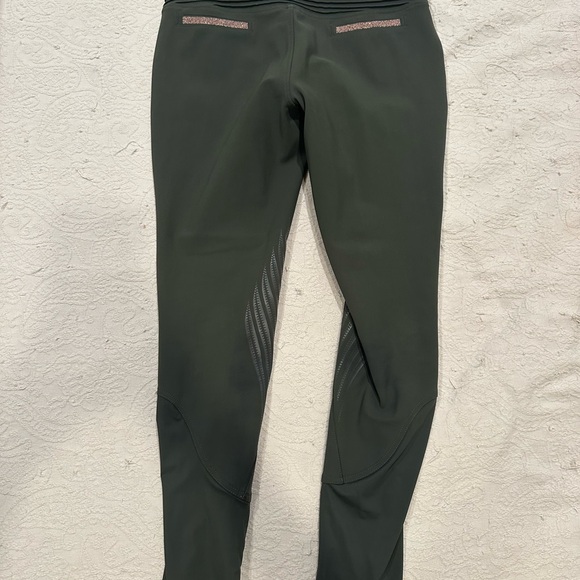 Samshield Premium Line Breeches with Rose Gold Accents (Green or Avocado) - Picture 2 of 7